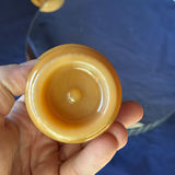 Doulton Lambeth Silicon Ware Ewers and Caramel Slag Glass - thumbnail 13 of 20