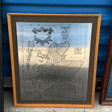 3 Framed Maps - thumbnail 3 of 6