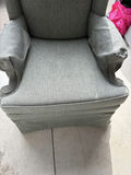 Sage Colour Wingback Armchair - thumbnail 5 of 8