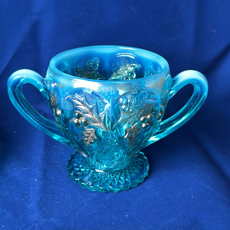 Blue Opalescent Glassware - image 10 of 16