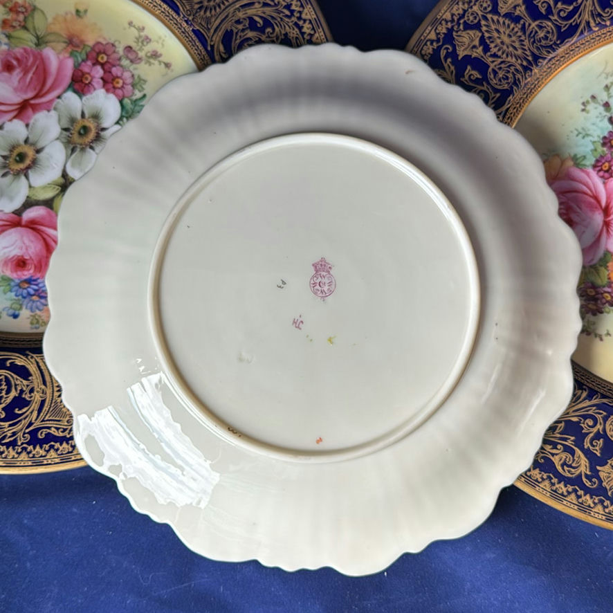 Vintage Cabinet Plates Royal Worcester And French Plate - image 7 of 12