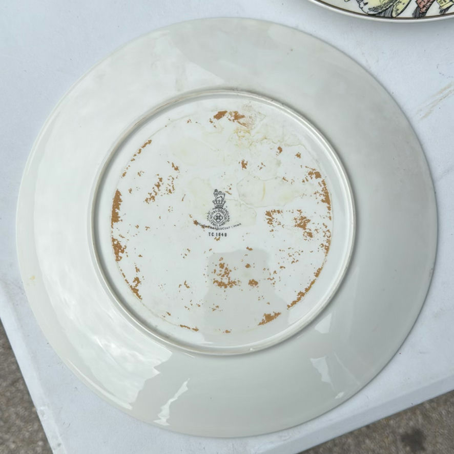 Set of Six Royal Doulton Colonial Character Decorative Plates - image 4 of 15