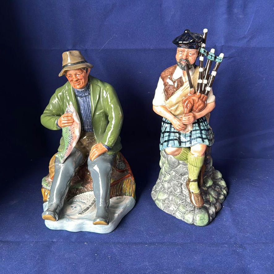 Royal Doulton "A Good Catch" and "The Piper" - image 1 of 10