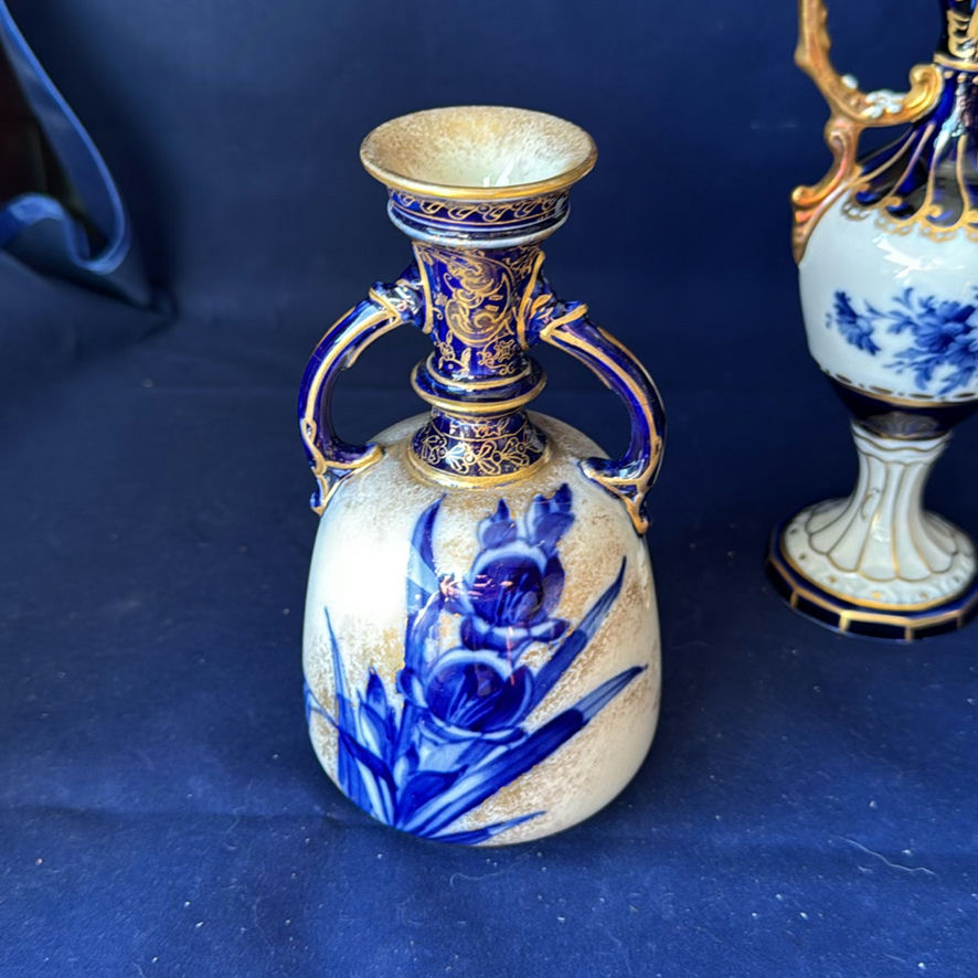 Antique & Vintage European Porcelain Vase Collection (3 Pieces) - image 4 of 14