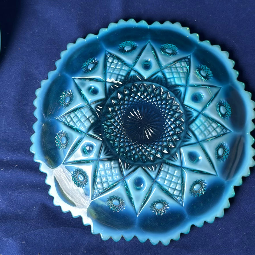 Blue Opalescent Glassware - image 15 of 16