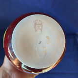 Antique 1880s Karlsbad Rudolph Tischler Porcelain Vase Hand-Painted Bee 12.5" - thumbnail 6 of 6