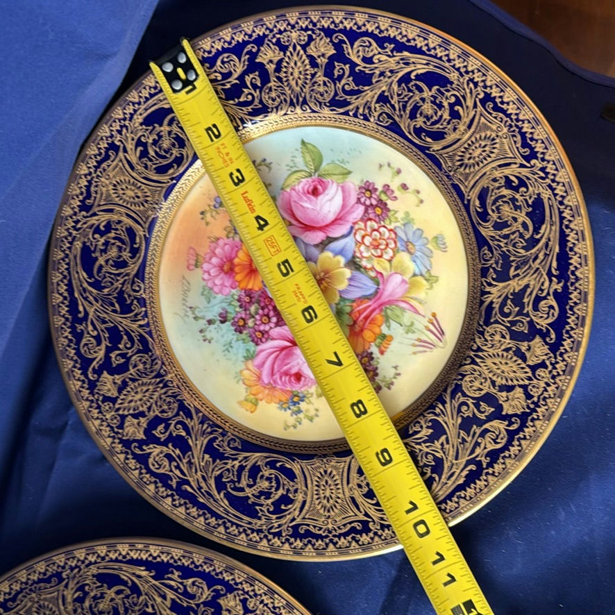 Vintage Cabinet Plates Royal Worcester And French Plate - image 8 of 12