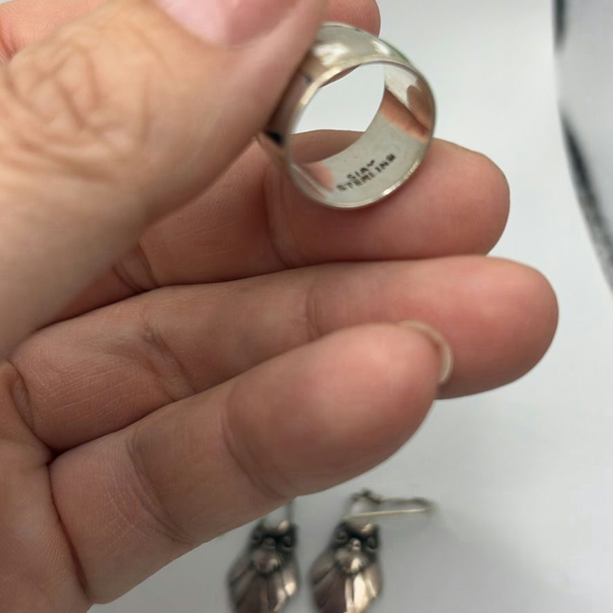 925 Silver Jewelry Lot - image 6 of 18
