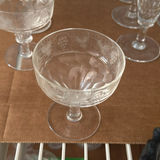 Antique Crystal Glasses In 3 Sizes - thumbnail 4 of 11