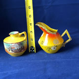 Vintage Yellow Pitcher And Royal Bayreuth Small Jug - thumbnail 2 of 10