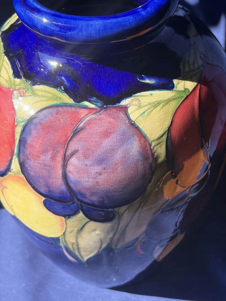 Moorcroft Fruit Pattern Vase “Wisteria Plum” 12” Tall - image 11 of 18