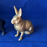 Vintage Cast Iron Rabbit And Lion Banks - thumbnail 3 of 10