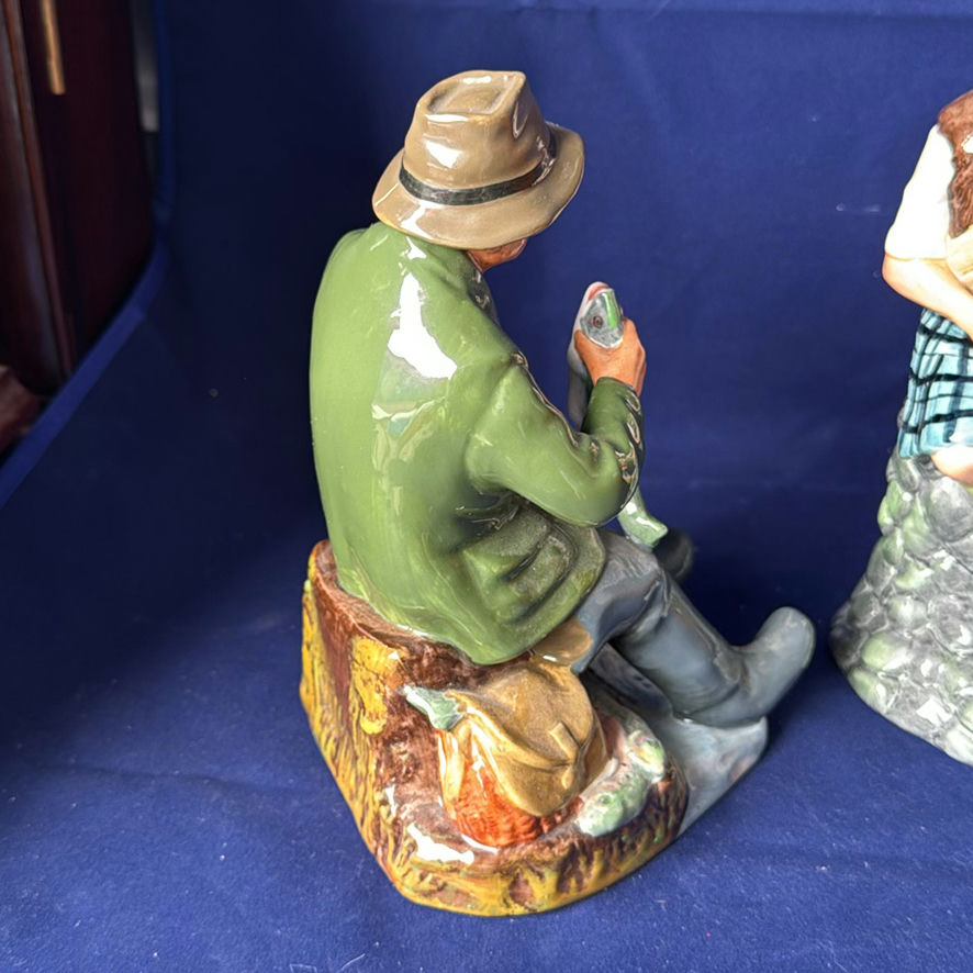 Royal Doulton "A Good Catch" and "The Piper" - image 5 of 10