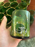 Anchor Hocking Forest Green "Wine and Cheese Picnic - thumbnail 3 of 12
