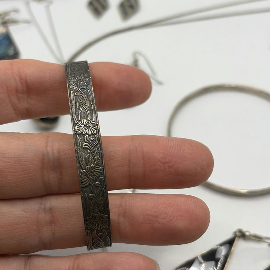 925 Silver Jewelry Lot - image 16 of 18