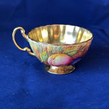 Aynsley Teacup And Saucer trio Orchard Gold - thumbnail 8 of 11