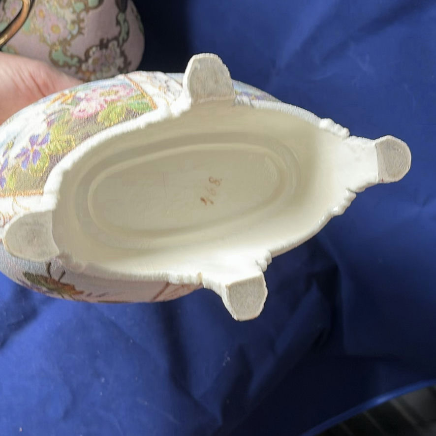 4 piece Nippon Coralene porcelain set - image 15 of 28