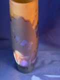 Antique Art Nouveau Style Cameo Glass Landscape Vase – Signed Gallé - thumbnail 12 of 21