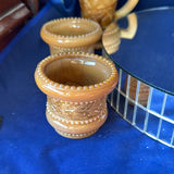Doulton Lambeth Silicon Ware Ewers and Caramel Slag Glass - thumbnail 7 of 20