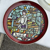 A Collection of twelve Poole pottery 'Medieval Calendar' series ceramic plates - thumbnail 25 of 26