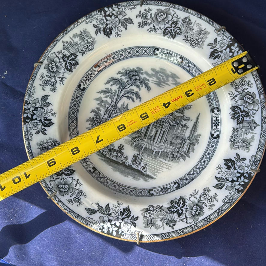 Lot of 3 Antique Transferware Plates - image 10 of 13