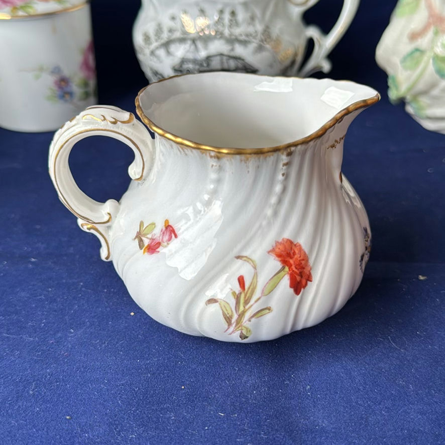 Various Creamers, 2 lidded Dishes Nippon, Hammersley And More - image 20 of 35