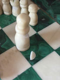 Vintage Malachite Chessboard With Original Stone Pieces - thumbnail 8 of 13