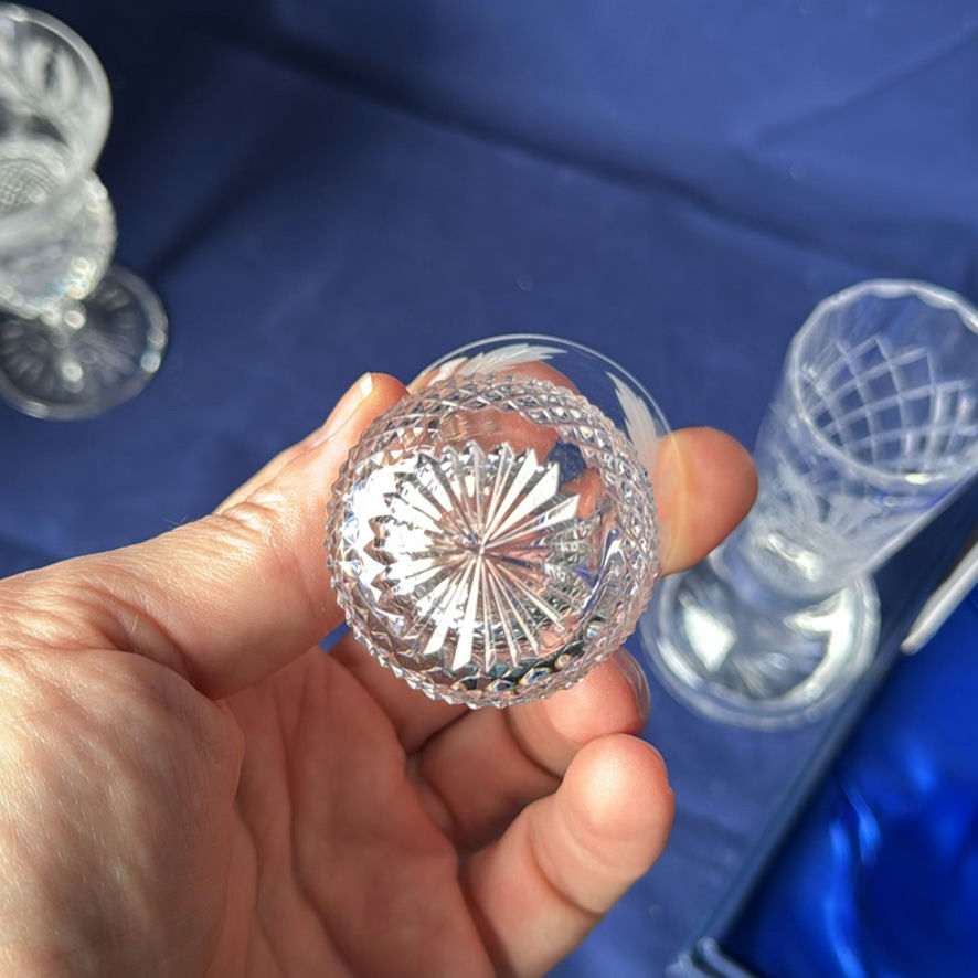 Edinburgh Crystal Commemorative Vase And 2 Glasses - image 9 of 12