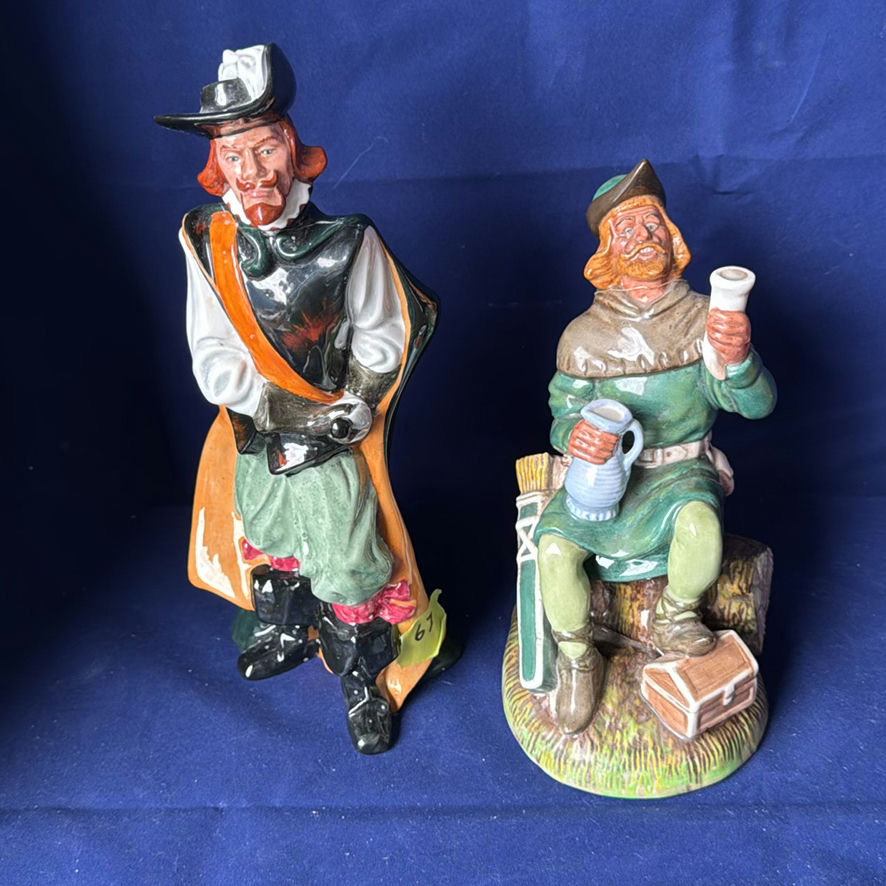 Royal Doulton Figures Cavalier and Robin Hood - image 1 of 10
