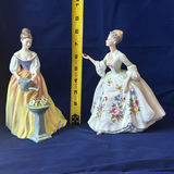 Royal Doulton Lady Figurines Alexandra and Diana - thumbnail 1 of 9