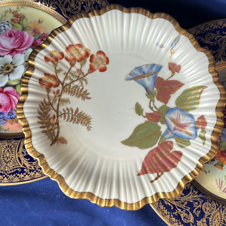 Vintage Cabinet Plates Royal Worcester And French Plate - image 6 of 12