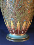 Antique Doulton Lambeth Slater’s Patent Stoneware Vase – 9" H, - thumbnail 4 of 11