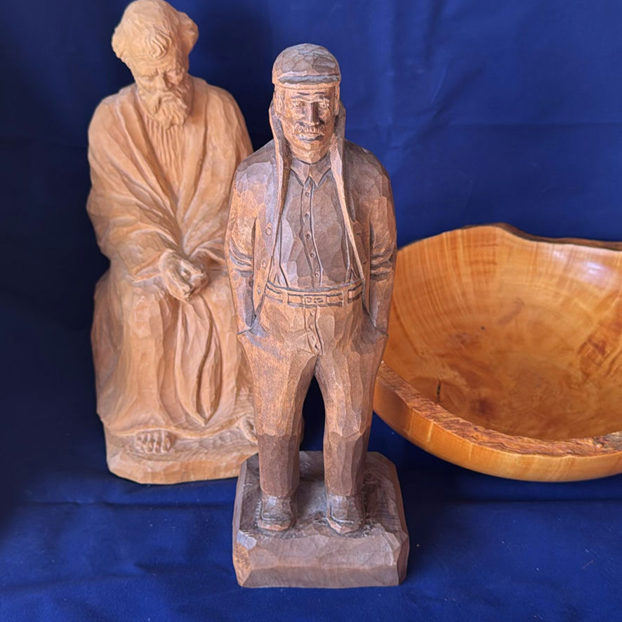 Wooden Figures, Bowl And Bust - image 6 of 13