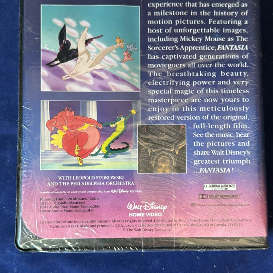 Fantasia "New" VHS - image 4 of 5