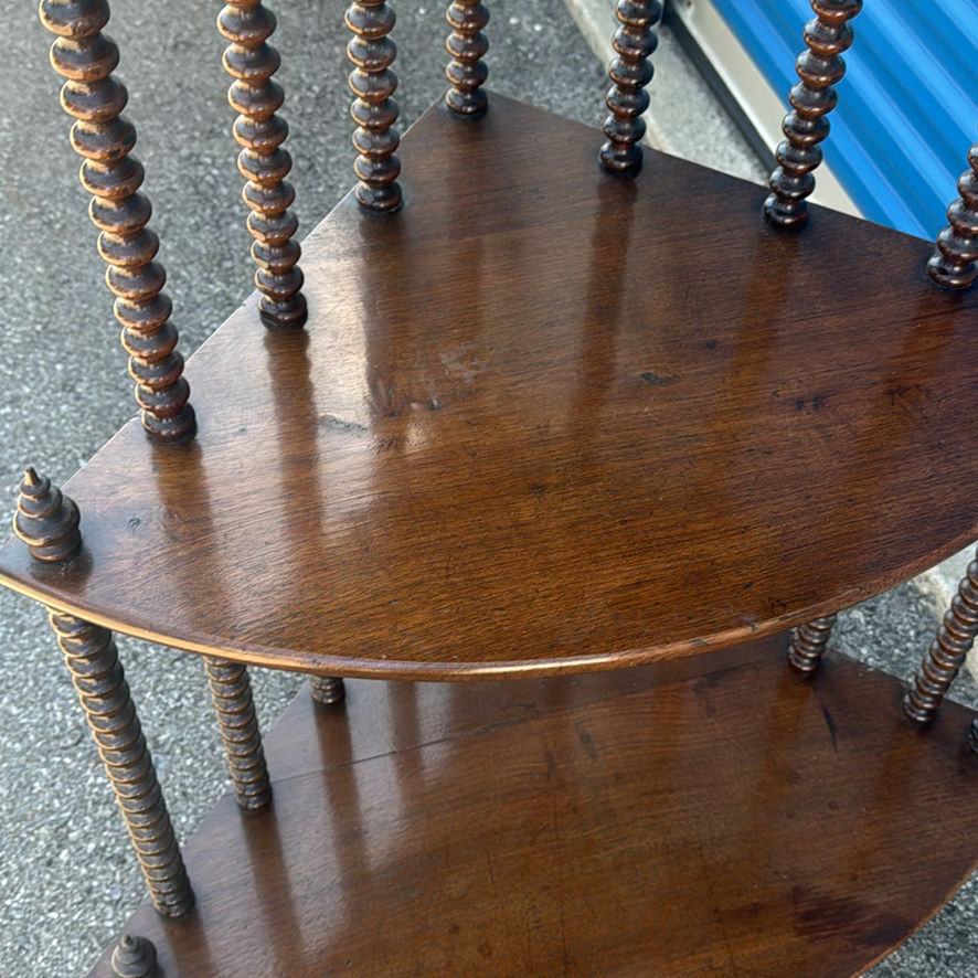 Wooden Corner Shelf Stand - image 5 of 8
