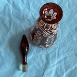 Vintage Bohemian Art Glass Collection – 5-Piece Estate Lot (Ruby, Cranberry & Cut-to-Clear) - thumbnail 17 of 22