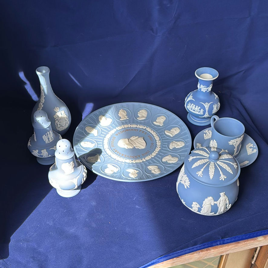Wedgwood Jasperware Light Blue - image 1 of 26