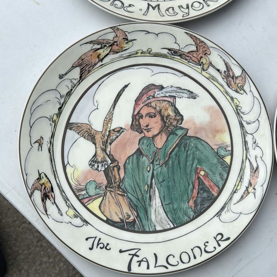 Set of Six Royal Doulton Colonial Character Decorative Plates - image 6 of 15