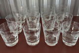 Vintage Thistle Bohemia Crystal Drinking Glasses - thumbnail 1 of 9
