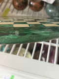 Vintage Malachite Chessboard With Original Stone Pieces - thumbnail 13 of 13