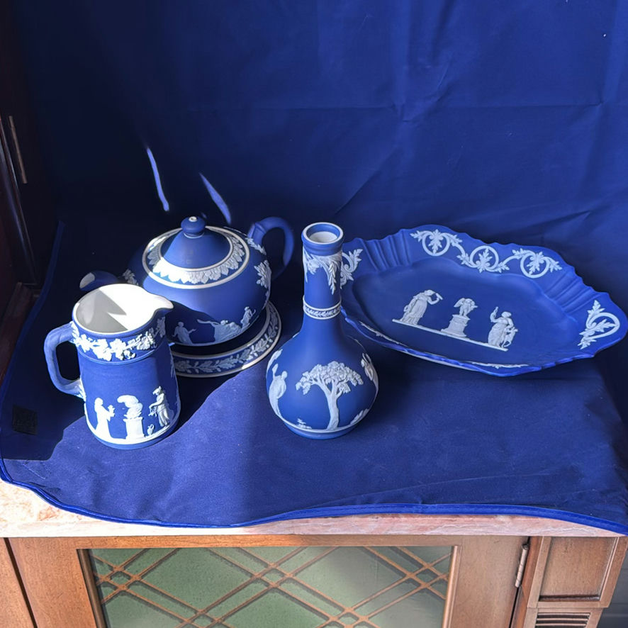 Wedgwood Blue Jasperware - image 1 of 16