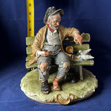 Capodimonte “Tramp On A Bench” - thumbnail 2 of 7