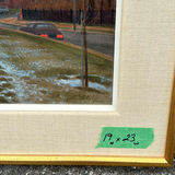 Andris Leimanis, MFA (Canadian, b. 1938) – "At Dusk" (1983) Oil Landscape - thumbnail 2 of 4