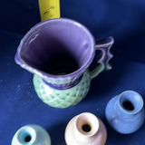 Argyll Pottery Pitcher And Mini Vases - thumbnail 3 of 9