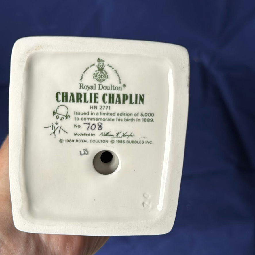 Royal Doulton Charlie Chaplin Figurine HN 2771 - image 4 of 4