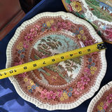 Antique English Transferware Plates Multi-Color Lot – Spode Delft Hurstmonceux & Wedgwood Ferrara - thumbnail 2 of 17