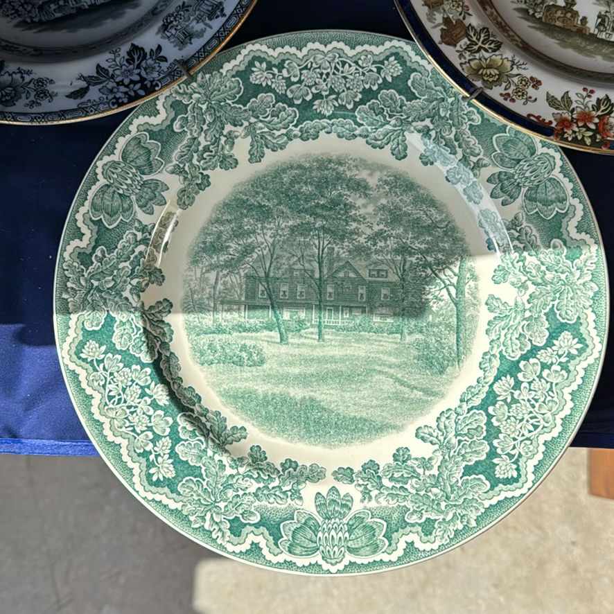 Lot of 3 Antique Transferware Plates - image 3 of 13