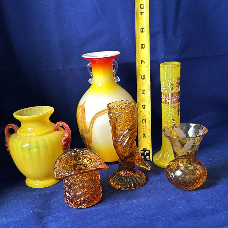 Yellow/Orange Glass Decor - image 2 of 18