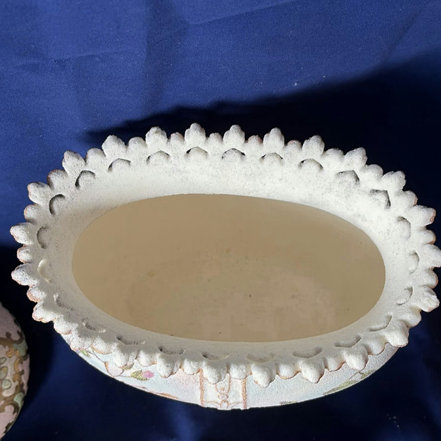 4 piece Nippon Coralene porcelain set - image 8 of 28