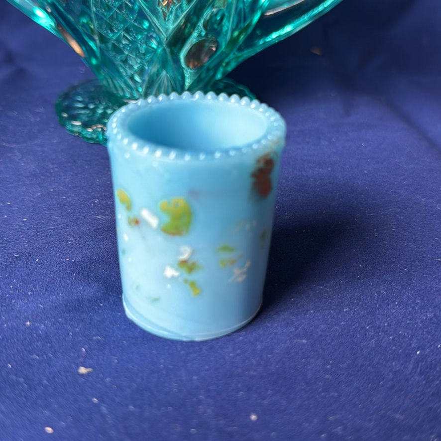 Blue Opalescent Glassware - image 7 of 16